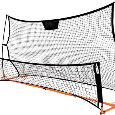 China Sports Game.Sports Training Portable 2-in-1 Soccer Trainer Rebounder and Football Goal Training Rebound Portable Nets for sale