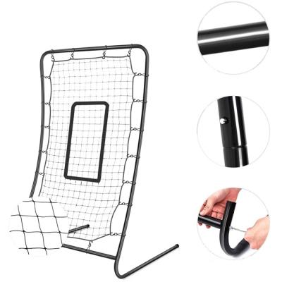 China Durable Hot Sale Portable Baseball Rebounder Net Customized Throwing Pitch Back Net for Outdoor Practice Training for sale