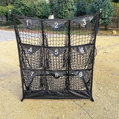 China Durable Factory Outlets 9-Hole Target Pitching Pocket Baseball Net Training Equipment for Pitcher Throwing Training for sale