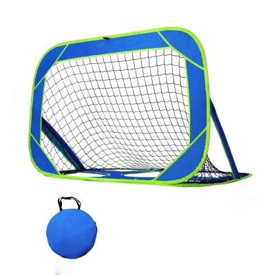 China Durable 420D shooting targets pop up soccer goal 120cm mini football goal portable pop up goal for kids for sale