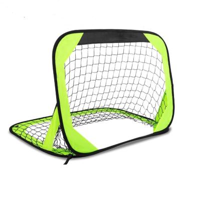 China Durable Factory Customized Mini Folding Portable Pop up Goal Steel Soccer Football Goals for Kids for Indoor/Outdoor Training for sale