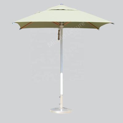 China Modern Square Garden Parasol Outdoor Sun Beach Pool Restaurant Umbrella Patio Umbrella for sale