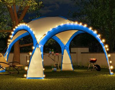 China Garden Patio 3.6x3.6M Multi Color Led Sunshade Tent For Outdoor Events Pop Up Sun Shelter Dome Tent for sale