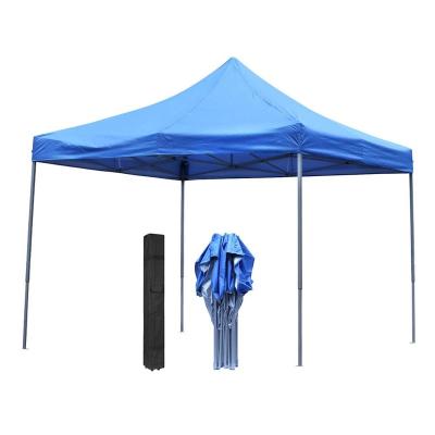 China Royal Blue Morden Gazebo Forts 3x3M Polyester Steel Folding Pop Up Gazebo Trade Show Tent for sale