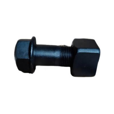 China Trabajos de construcción perno negro de pista 6V1792/1S1860 grado 12.9 para D6H D5H nuez de excavadora en venta