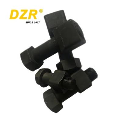 China Excavator Bulldozer Attachment Black Hexagon Flange Bolt 8S9089 2B2006 2H6488 6F5282 for sale