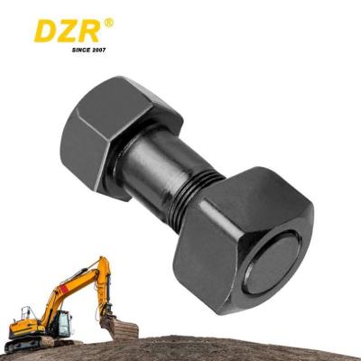 China Excavator Track Bolt And Nut Head Grade M22*73Mm 330 Plow 5/8*2-1/2 OEM No. 4F3656/4K0367 Hex Flange M8 for sale