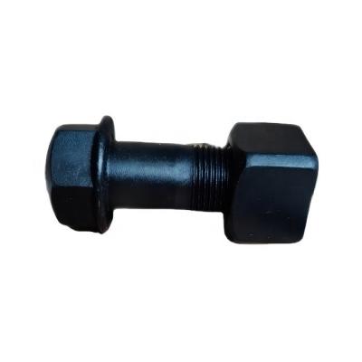 China 2346681 High Hardness HRC38-42 Black 40Cr 12.9 Grade Excavator and Bulldozer Knife Ang Track Shoe Bolt for sale