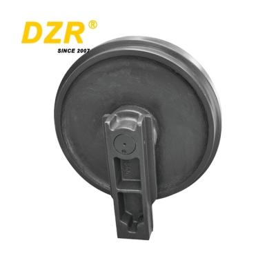 China Black or Yellow Front Idler Roller for R210-1/3/5/7 Excavator Dozer Undercarriage Parts for sale