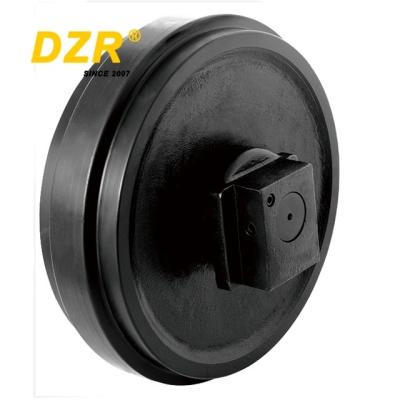 China Excavator and Bulldozer Parts Front Idler Wheel D155A2 with HRC48-54 Surface Hardness for sale