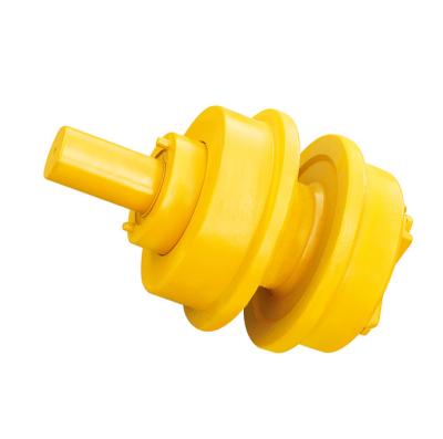 China Drager Roller Top Roller Voor John Deere750JLT Bulldozer Onderdelen Geel of Zwart Te koop