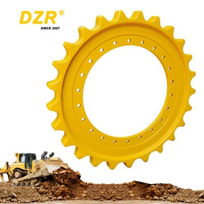 China R140LC Yellow 8-12mm Bulldozer Sprocket For Construction Machinery Parts for sale