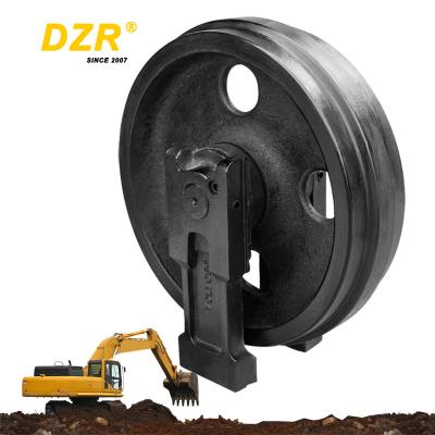 China HRC53-57 40Mn Excavator Front Idler voor onderstelonderdelen van VOLVO55 Te koop