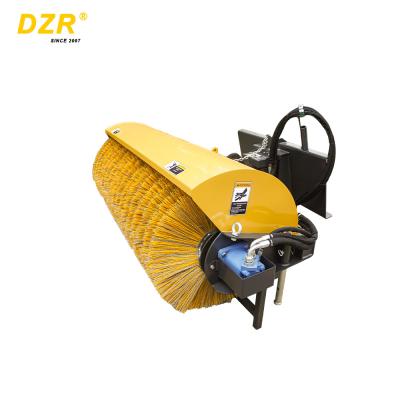 China 0201 Angle Sweeper Road Clearance Excavator Sweeper Skid Steer Broom For Bulldozer for sale