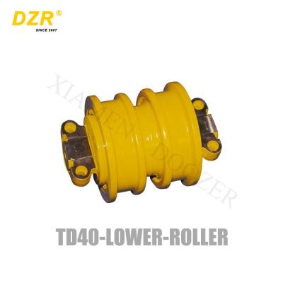 China 395-14-0218 8-12mm HRC53-57 Bulldozer Ober-Unterrolle Oberrolle Trägerrolle Trägerrolle Triebwerk Teile für Kommode TD40 zu verkaufen