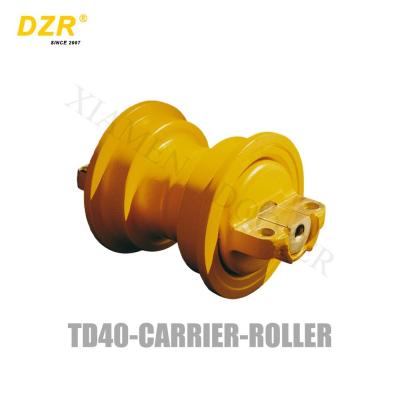 China TD40 8-12MM Bulldozer Top Carrier Roller 50Mn/40Mn2 Material For Undercarriage Parts 395-14-0210 395-14-0213 for sale