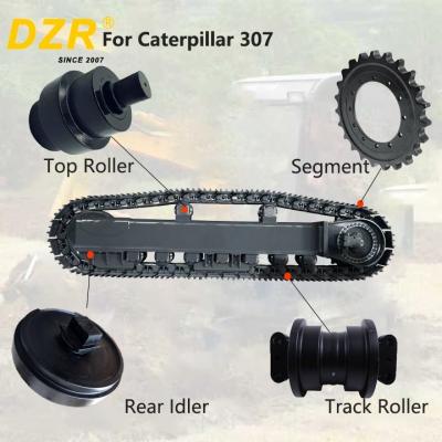 China Volledige onderstel voor CAT307 Alle serie Top Track Roller Idler Sprocket Segment voor onderstel onderdelen Te koop