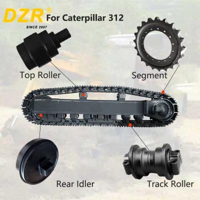 China Volledige onderstel voor CAT312 Alle serie topspur roller idler sprocket segment voor onderstel reserveonderdelen Te koop