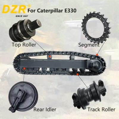 China Volledige onderstel voor CAT 330 Alle series Top Track Roller Idler Sprocket Segment voor onderstel reserveonderdelen Te koop