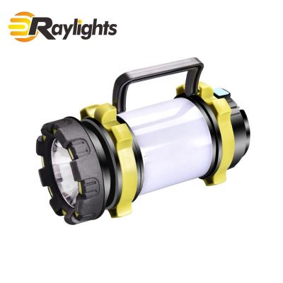 China CREE LED Rechargeable Spotlight Camping Lantern Outdoor Camping Flashlight Waterproof LED Spotlight for sale