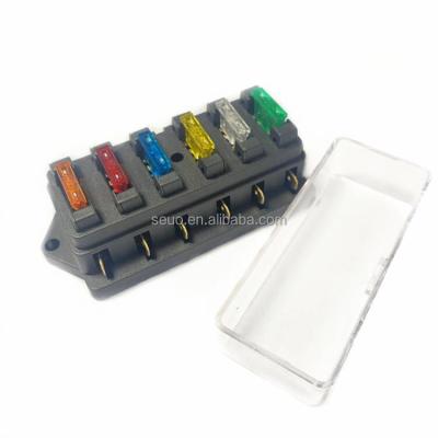 China 4 6 8 10 12 way 6 8 10 12way 6 8 10 12way blade fuse block circuit blade fuse block automotive midsize car for sale