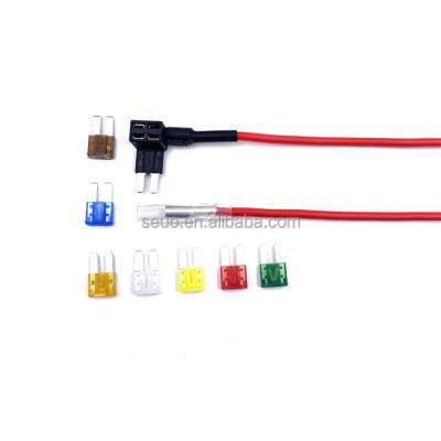 China Hot Selling 5A-30A Auto Car Auto Fuse Holder Low-Profile Car Fuse Holder Auto Fuse Tap for sale