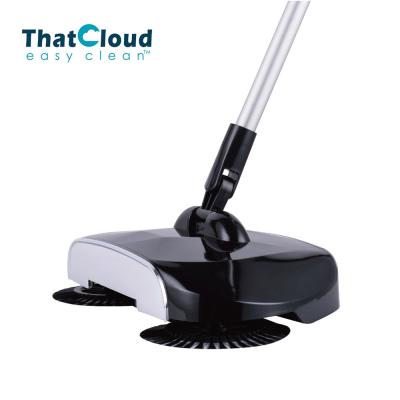 China Quite Spin Brush Floor Sweeper / Auto Lazy Hand Propelled Sweeper for sale