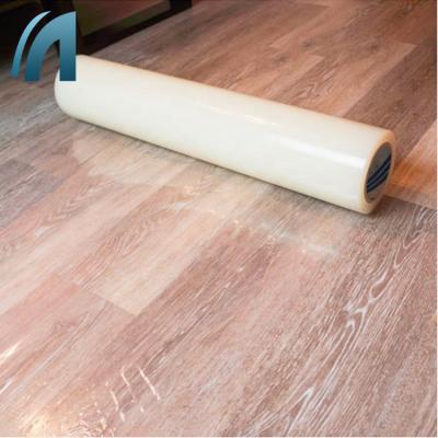 China Free sample moisture proof transparent pe protective film for floor / carpet for sale