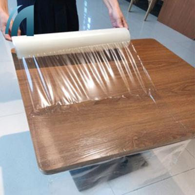 China Furniture Moisture Proof Transparent Adhesive Outdoor PE Protective Film for sale