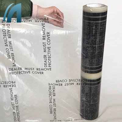 China High Plastic Film Rolls Moisture Proof Adhesive Protective Film For Car Mat for sale