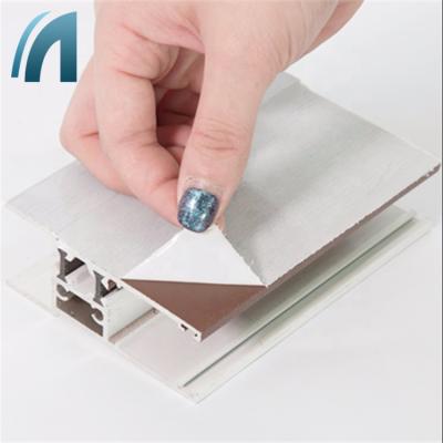 China Protective Moisture Proof Exterior Tape For Aluminum Profiles Self Adhesive Vinyl Protective Film for sale