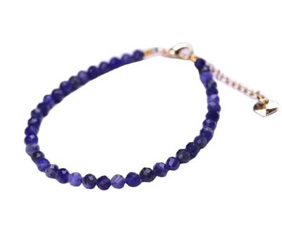 China China Wholesale Healing Energy Crystal Natural Sodalite Round Stone Bead Sodalite Bracelet For Women Men for sale