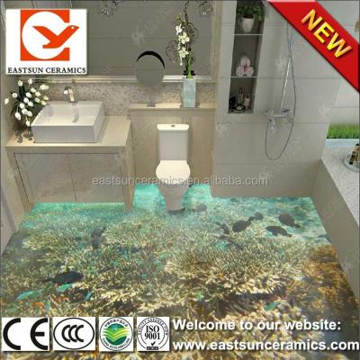 China Bathroom Tile 3d Floor Tile Design Ceramic 3d Floor Tile Design, Patterns Tile For Bathroom for sale