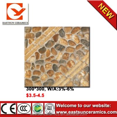 China 30x30 Sri Lanca Rustic Tiles 3D Inkjet Non-Slip Rustic Floor Tiles Price for sale