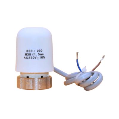 China Modern Modern Design Thermal Actuator for Hotel Use Typically Closed or Open Thermostatic Mixing Valve for Floor Heating for sale