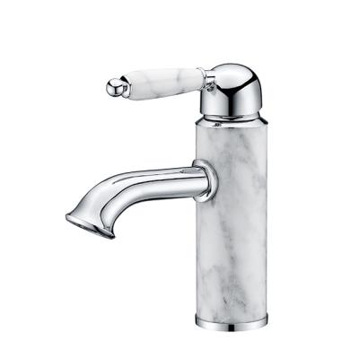 China Thermostatic Faucets Chrome Brass Bathroom Single Handle Hot and Cold Water Deck Mounted Vanity Toilet Basin Faucet Mixer Tap for sale