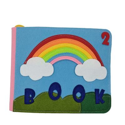 China Learn to Exercise Sensory Felt Quiet Book for Toddlers Best Toy My First Fabric Busy Educational Preschool Activity Books for Kids Play for sale