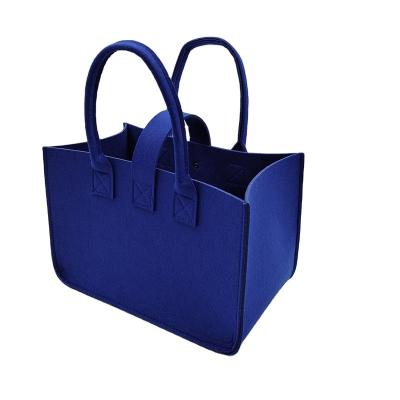 China Fashion Top Selling Quality Guaranteed Portable Sapphire Blue Storage Bag Handbag for sale