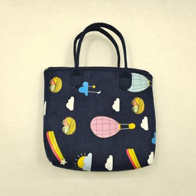 China Fashion Factory Wholesale Price Reusable Handbag Printing Felt Shopping Bag for sale