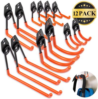 China Large Sustainable Flexible Garage Hook Storage Hook Storage Hook Amazon PVC Coated Steel Utility Hooks for sale