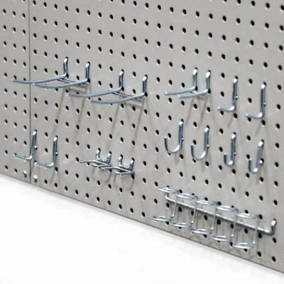 China Metal Pegboard Panel Perforated Tool Panel Display Racks for sale