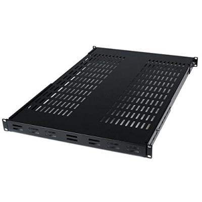 China Professional Metal Fabrication 4 Sides Mounted Sliding Shelf For Network Cabinet for sale