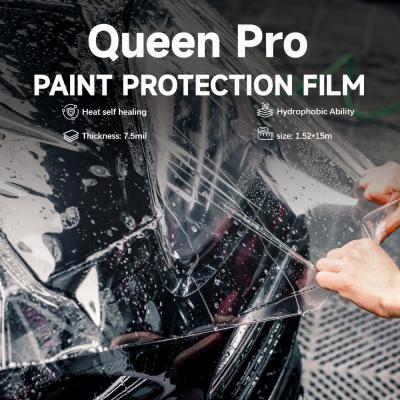 China Película de curación instantánea de Queen Pro Película hidrofóbica de protección para automóviles Película anti UV resistente a la arena en venta