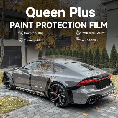 China Queen Plus Instant Selbstheilung Auto Schutzfilm Transparent Anti-Kratz TPU PPF Wrap zu verkaufen