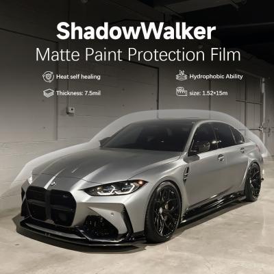 China ShadowWalker Vehículo TPU Matte PPF Revestimiento Película de Revestimiento Retráctil Claros para faros en venta