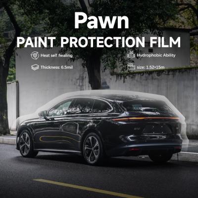 China Dwarf TPH Gloss PPF Auto Paint Protection Film Clear Holographic Self Healing 7.5mil for sale