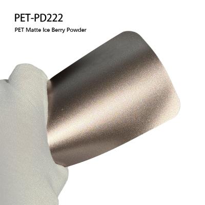 Cina PET-PD222 PET Matte Iced Berry Powder Car Wrapping Film 1,52*18m/roll in vendita