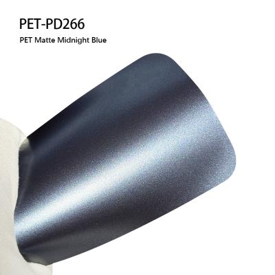 China PET-PD266 PET Vinyl Car Sticker Protective Film with Matte Midnight Blue color for sale