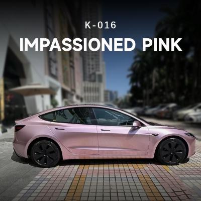 China Impassioned Pink Bentley TPU Color Car Paint Protection Wrap 7.5mil K-016 for sale