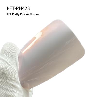 China PET-PH423 PET Pretty Pink As Flowers Car Vinyl Wrap Sticker 7.5mil for sale